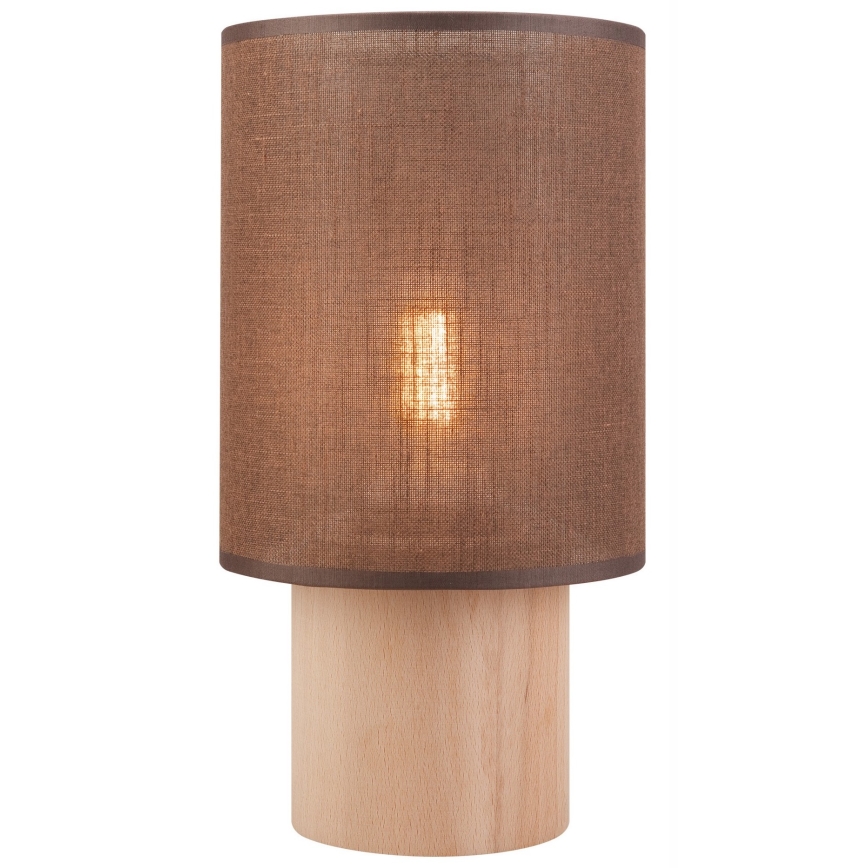 Stolna lampa ARI TABLE 1xE27/60W/230V smeđa/bukva