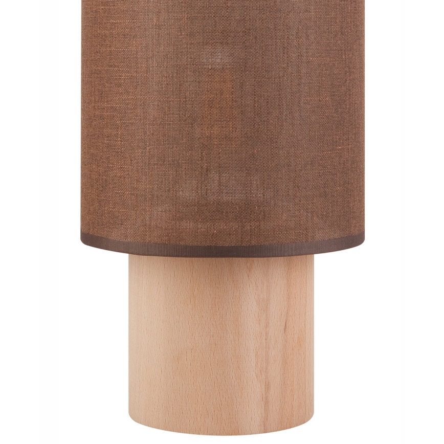 Stolna lampa ARI TABLE 1xE27/60W/230V smeđa/bukva