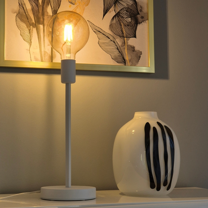 Stolna lampa ASTRID 1xE27/60W/230V bijela