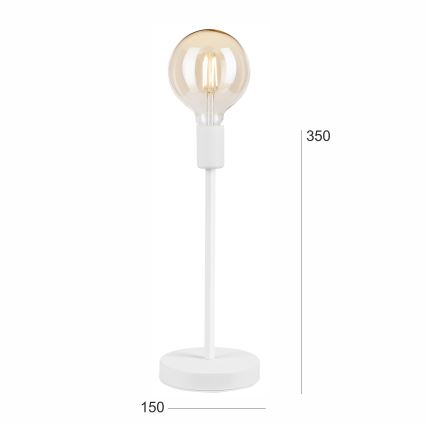 Stolna lampa ASTRID 1xE27/60W/230V bijela