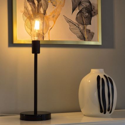 Stolna lampa ASTRID 1xE27/60W/230V sjajna crna
