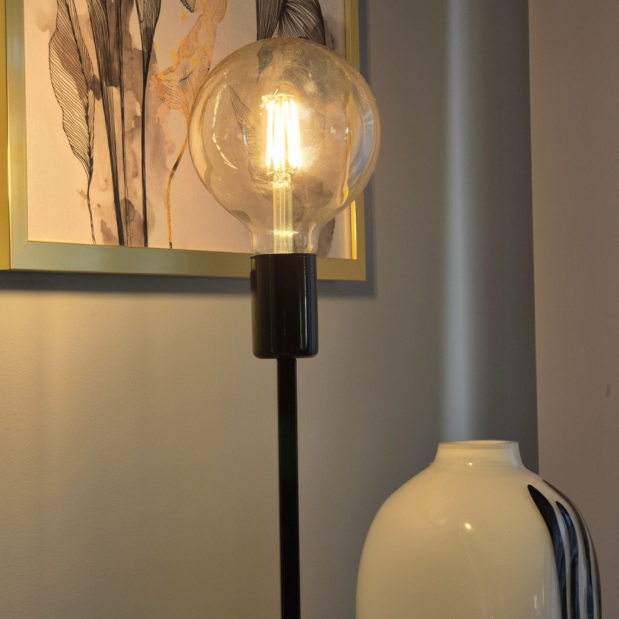 Stolna lampa ASTRID 1xE27/60W/230V sjajna crna