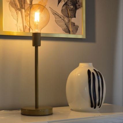 Stolna lampa ASTRID 1xE27/60W/230V zlatna