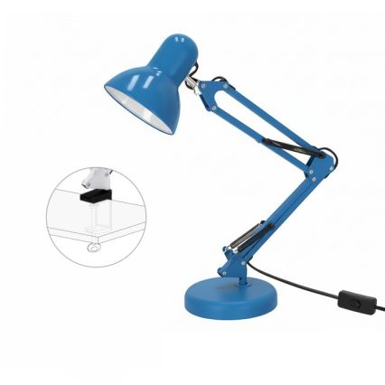 Stolna lampa AURIQ 1xE27/60W/230V plava