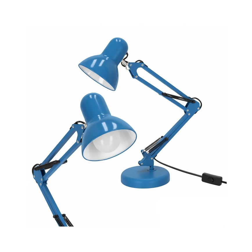 Stolna lampa AURIQ 1xE27/60W/230V plava