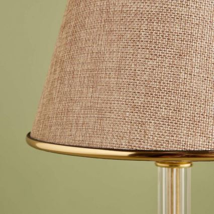Stolna lampa AYD 1xE27/40W/230V bež/bakreni