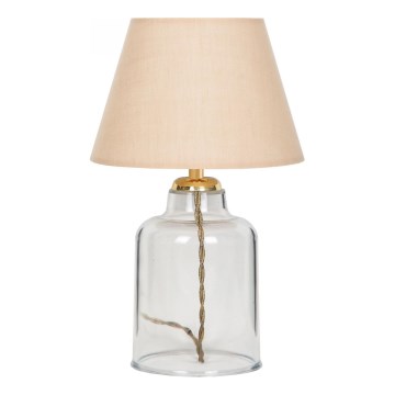 Stolna lampa AYD 1xE27/40W/230V bež/chladič