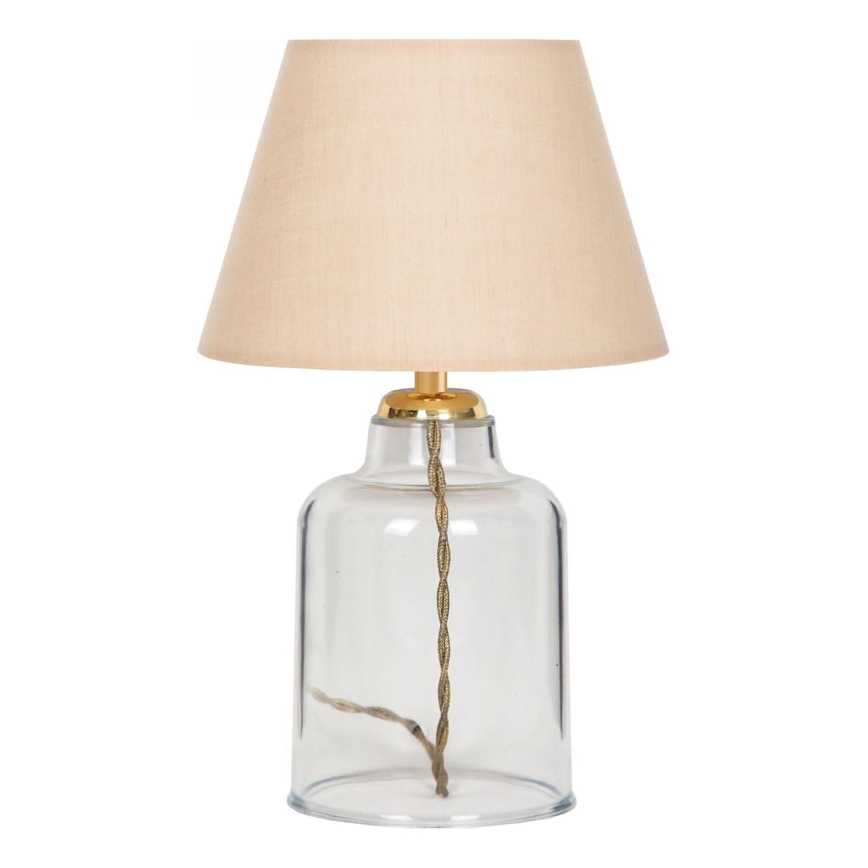 Stolna lampa AYD 1xE27/40W/230V bež/chladič