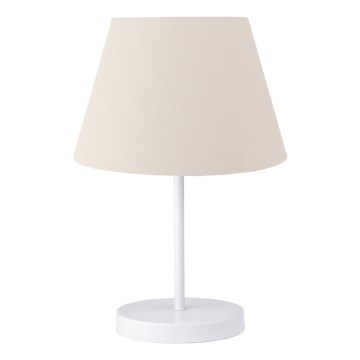Stolna lampa AYD 1xE27/40W/230V bijela