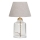 Stolna lampa AYD 1xE27/40W/230V krem/prozirna