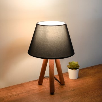 Stolna lampa AYD 1xE27/40W/230V smeđa/antracit