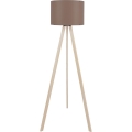 Stolna lampa AYD 1xE27/40W/230V smeđa/bež