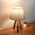Stolna lampa AYD 1xE27/40W/230V smeđa/bež