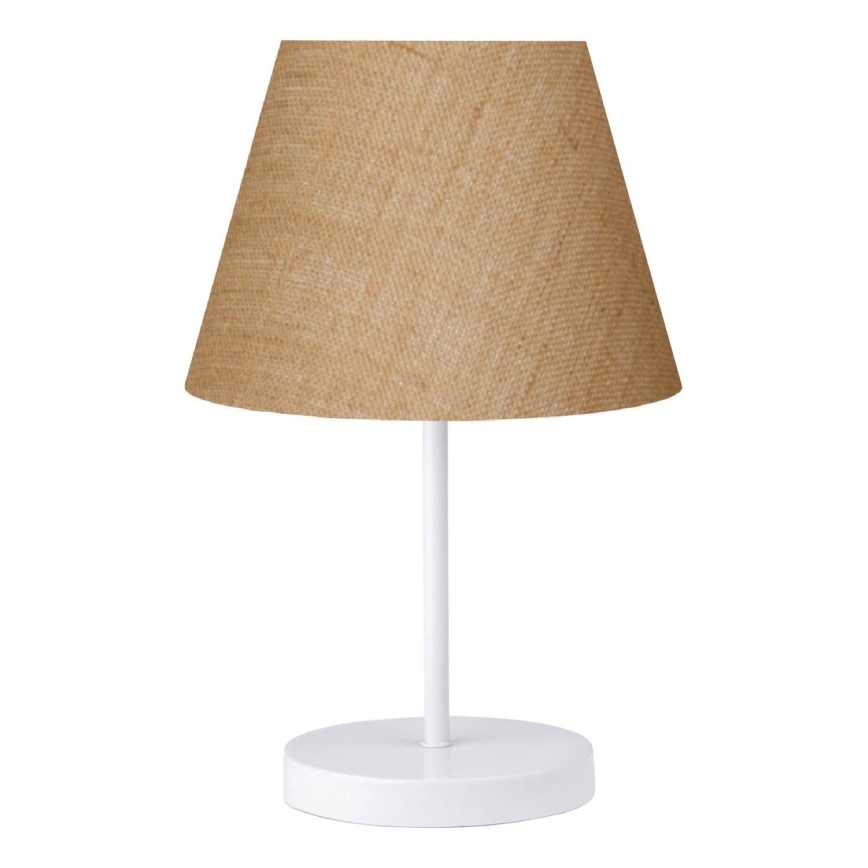 Stolna lampa AYD 1xE27/40W/230V smeđa/bijela