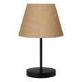 Stolna lampa AYD 1xE27/40W/230V smeđa/crna