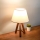 Stolna lampa AYD 1xE27/40W/230V smeđa/krem