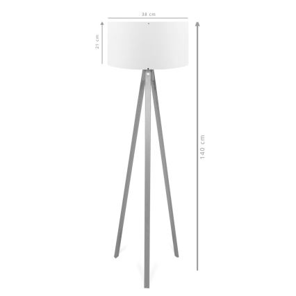 Stolna lampa AYD 1xE27/40W/230V smeđa/siva