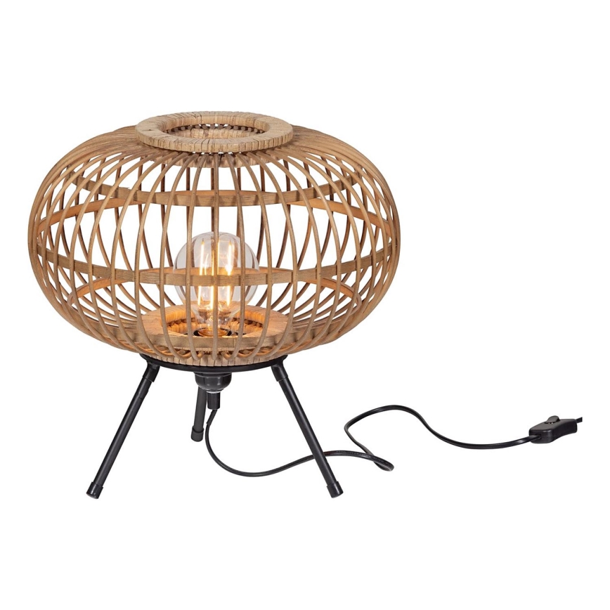 Stolna lampa BASICLABEL 1xE27/40W/230V bambus