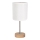 Stolna lampa BENITA 1xE27/60W/230V 30 cm bijela/hrast