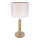 Stolna lampa BENITA 1xE27/60W/230V 48 cm krem/hrast