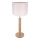 Stolna lampa BENITA 1xE27/60W/230V 61 cm krem/hrast