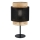 Stolna lampa BOHO 1xE27/15W/230V crna/ratan