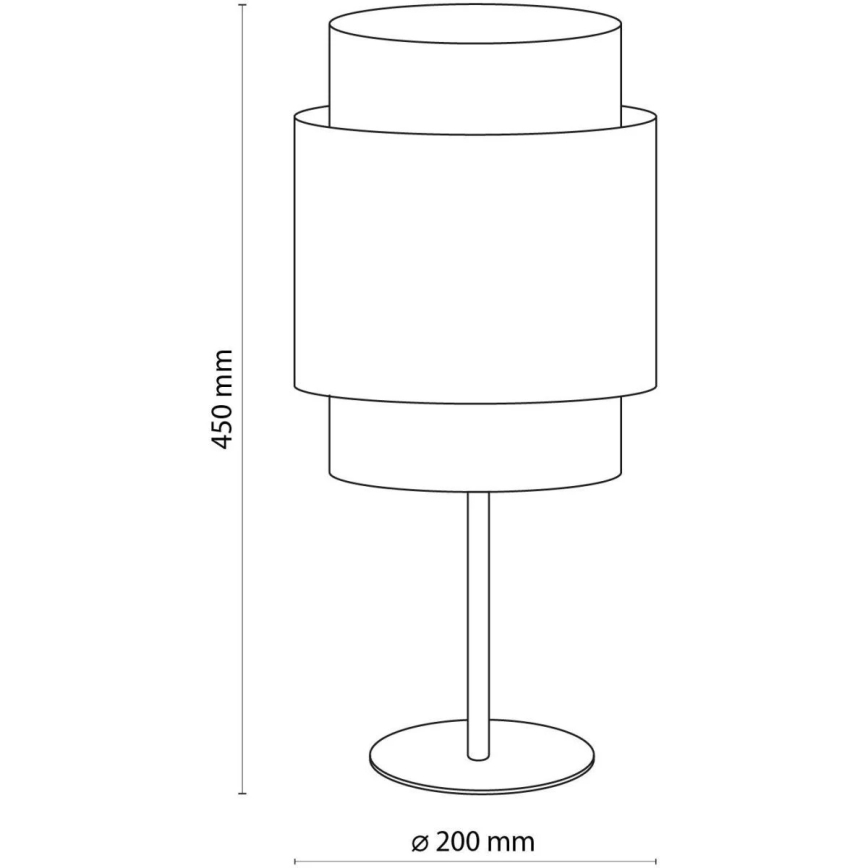 Stolna lampa BOHO 1xE27/15W/230V crna/ratan