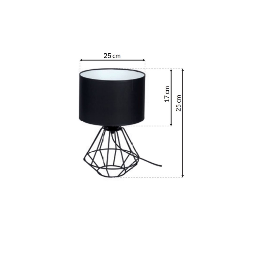 Stolna lampa COLIN 1xE27/60W/230V