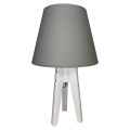 Stolna lampa CONE 1xE27/60W/230V bijela/siva
