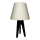 Stolna lampa CONE 1xE27/60W/230V wenge krem