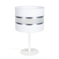 Stolna lampa CORAL 1xE27/60W/230V bijela