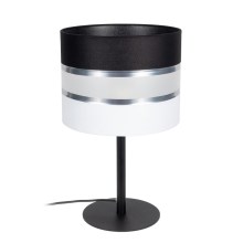 Stolna lampa CORAL 1xE27/60W/230V crna/bijela