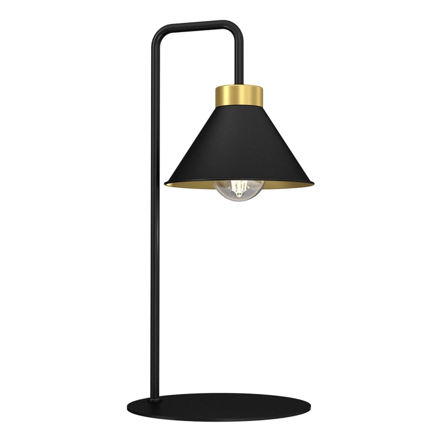 Stolna lampa DEMET 1xE27/15W/230V crna/zlatna