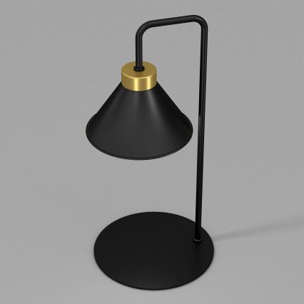 Stolna lampa DEMET 1xE27/15W/230V crna/zlatna