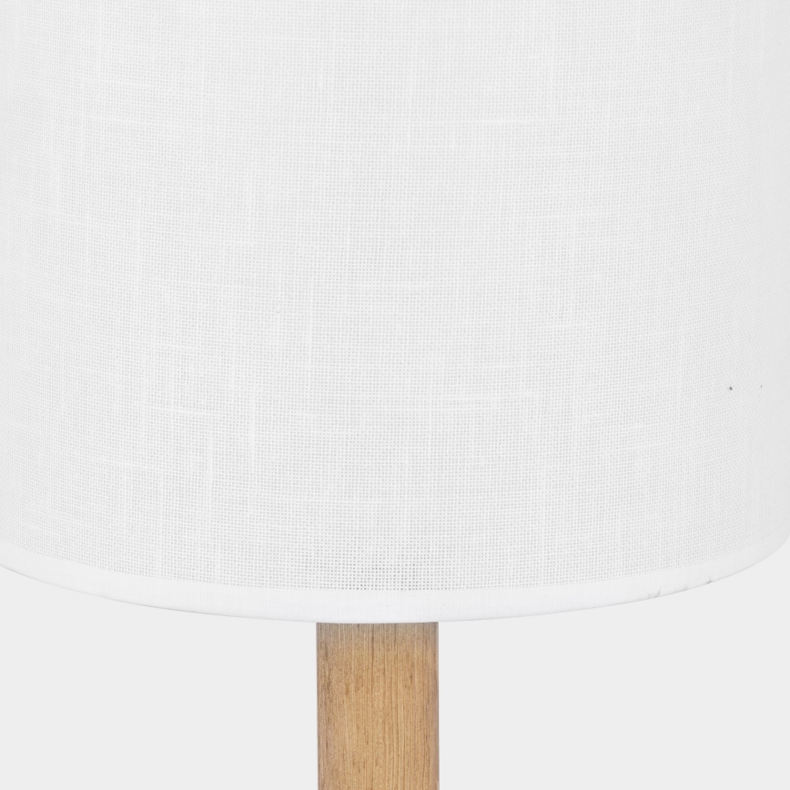 Stolna lampa DEVA 1xE27/60W/230V bijela/drvo