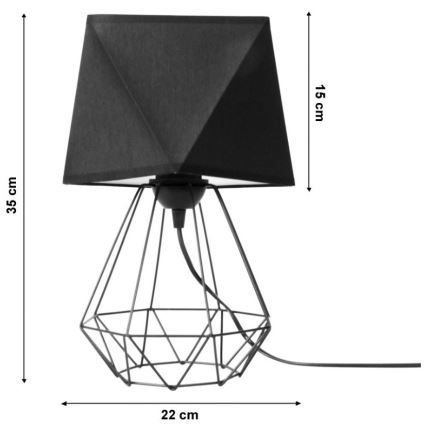 Stolna lampa DIAMENT 1xE27/60W/230V