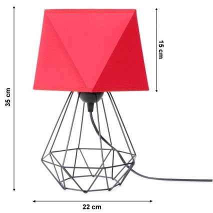 Stolna lampa DIAMENT 1xE27/60W/230V