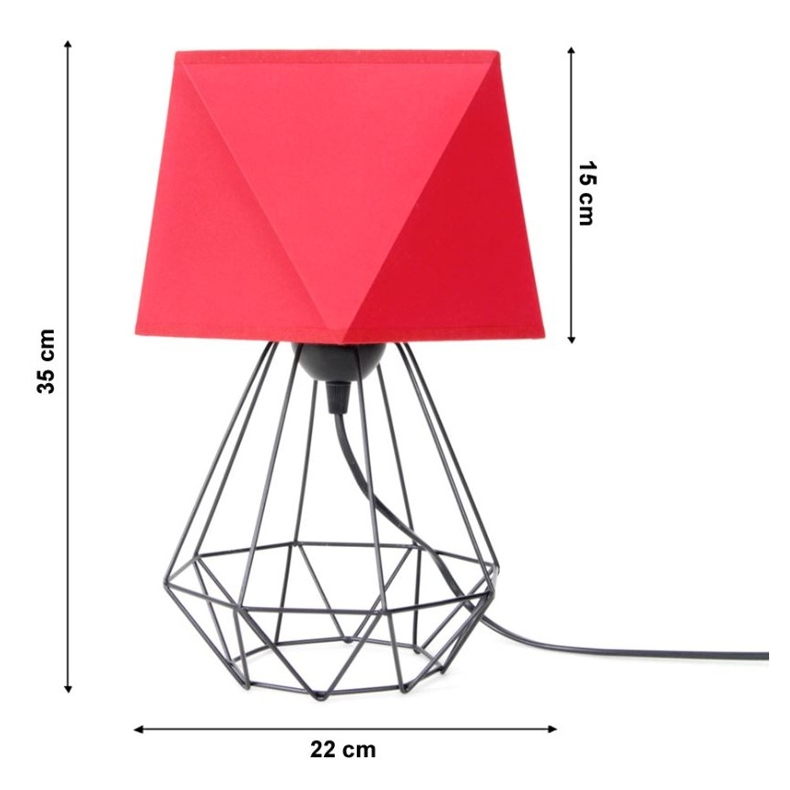 Stolna lampa DIAMENT 1xE27/60W/230V