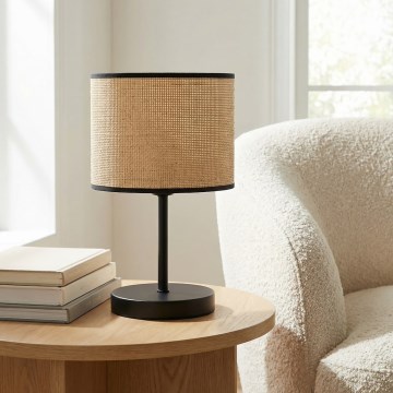 Stolna lampa ECO 1xE27/15W/230V bež/ratan