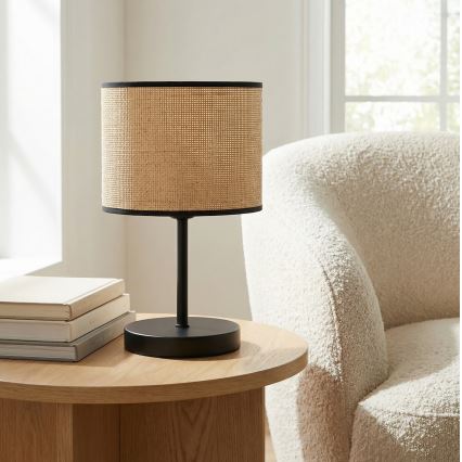 Stolna lampa ECO 1xE27/15W/230V bež/ratan