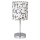 Stolna lampa EMILY 1xE14/40W/230V bijela/sjajni krom