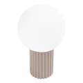 Stolna lampa HALO 1xG9/8W/230V pr. 12 cm bež