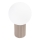 Stolna lampa HALO 1xG9/8W/230V pr. 12 cm bež