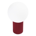 Stolna lampa HALO 1xG9/8W/230V pr. 12 cm crvena