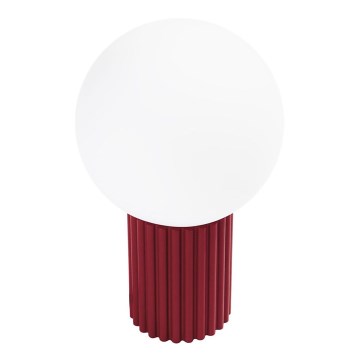 Stolna lampa HALO 1xG9/8W/230V pr. 12 cm crvena