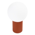 Stolna lampa HALO 1xG9/8W/230V pr. 12 cm narančasta