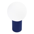 Stolna lampa HALO 1xG9/8W/230V pr. 12 cm plava