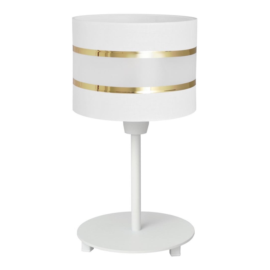 Stolna lampa HELEN 1xE27/15W/230V bijela/zlatna