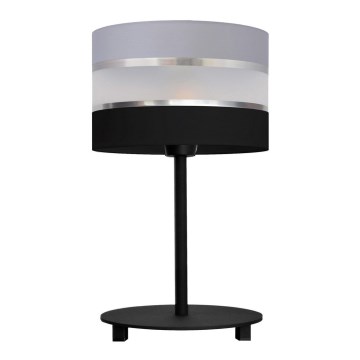 Stolna lampa HELEN 1xE27/15W/230V crna/siva/srebrna