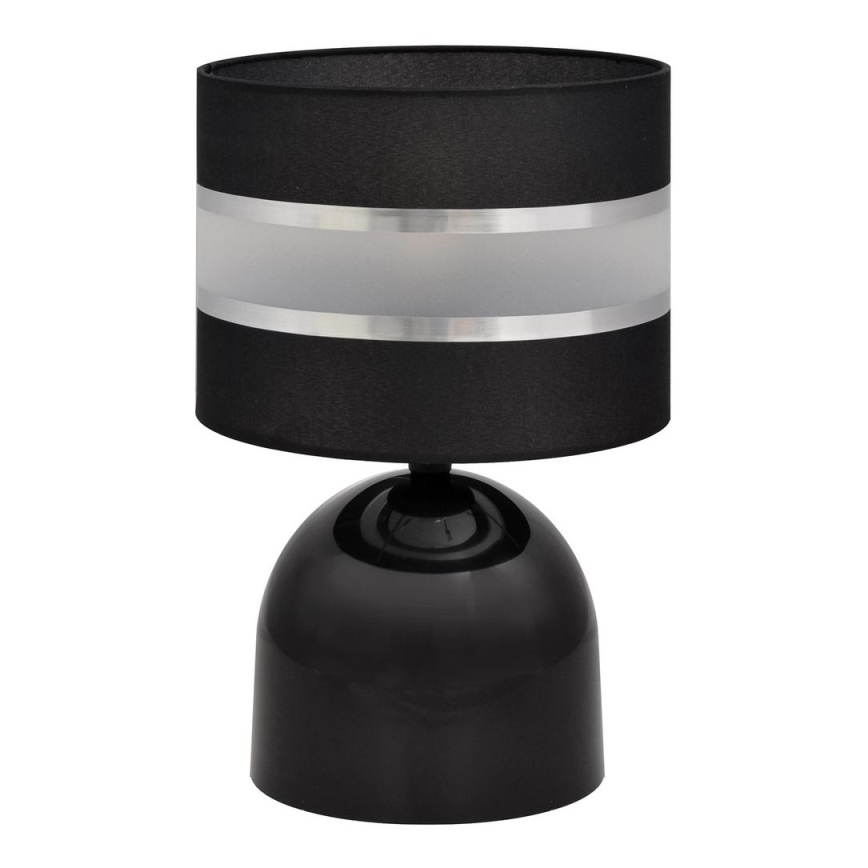 Stolna lampa HELEN 1xE27/15W/230V crna/srebrna